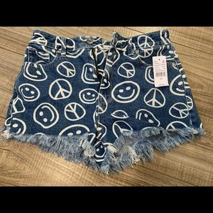 Pacsun size 25 festival shorts BNWT